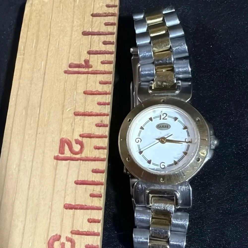 Guess, vintage, Two-Tone Gold and Silver Watch